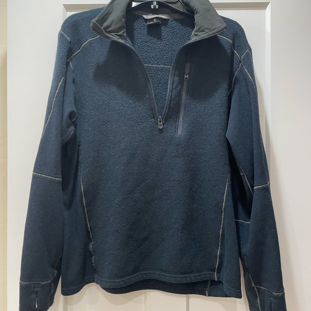 COPY - KUHL Men's Navy Quarter-Zip Sweater